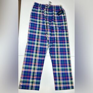 Polo Ralph Lauren Mens M Pajamas Lounge Pants Sleepwear 100% Cotton Plaid Nwt